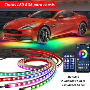 Cintas LED Para Chasis De Carro APP Y Control