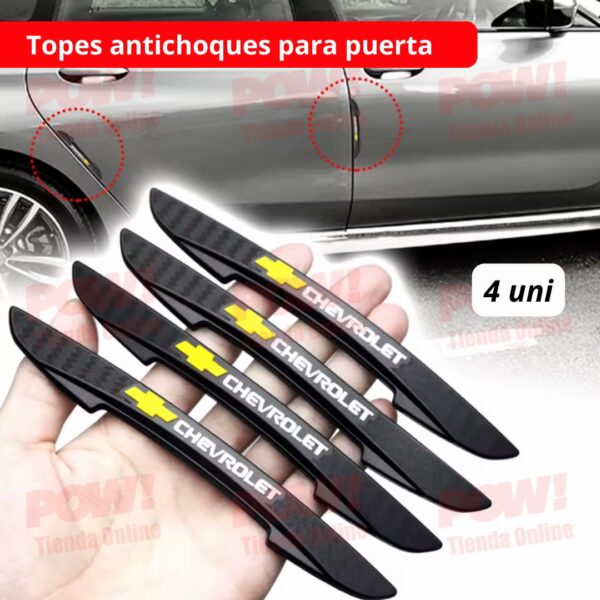 Topes Anticolisión Para puerta De Carro 4Un