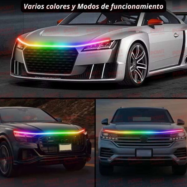 Cinta LED RGB Para Capó 1.80 Metros +APP - Image 4