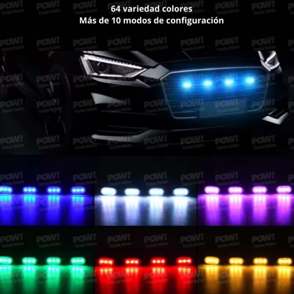 Luces LED Para Persiana RGB Con APP - 4 Unidades - Image 5