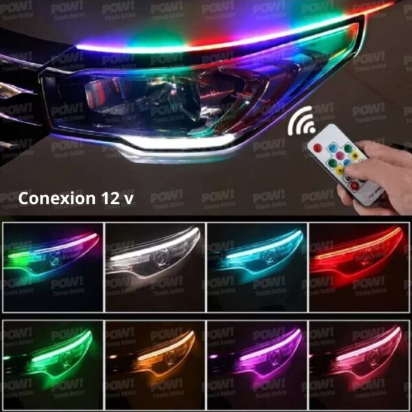 Cintas LED Para Farolas RGB + Control - 60 CM 2 Unidades - Image 2