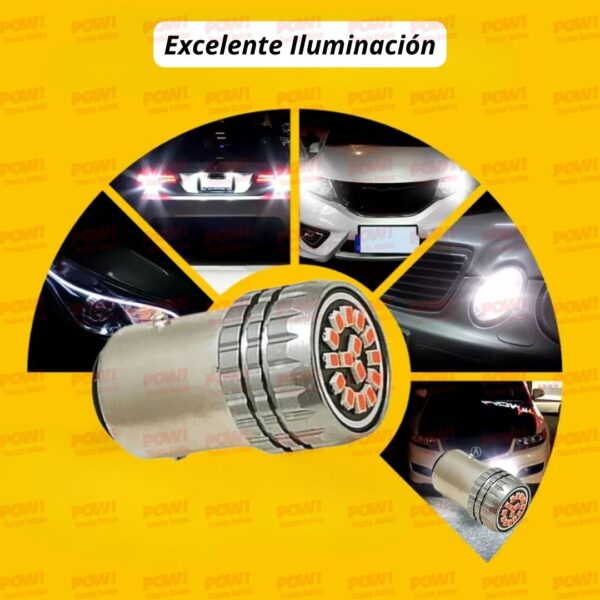 Bombillos Estrober LED Para Carro 2 Uni - Image 3