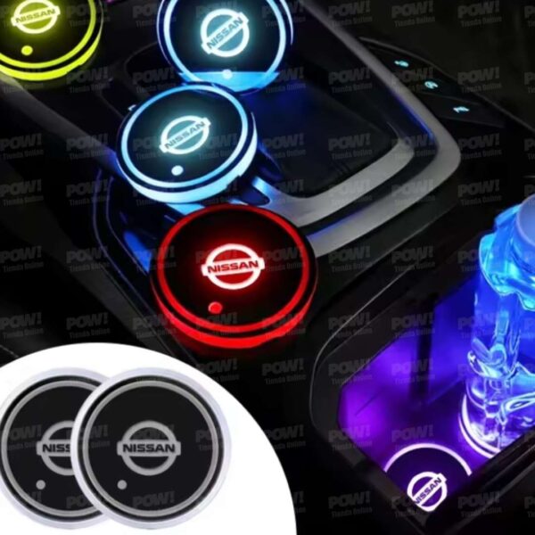 Portavasos LED Recargables Con Logo 2Un - Image 3
