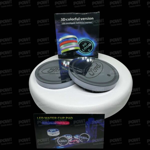 Portavasos LED Recargables Con Logo 2Un - Image 4