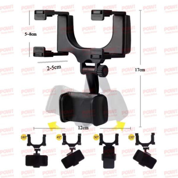Soporte para celular tipo espejo para vehículo - Image 4
